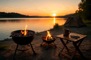 ソロキャンプ 炭火クッキング入門