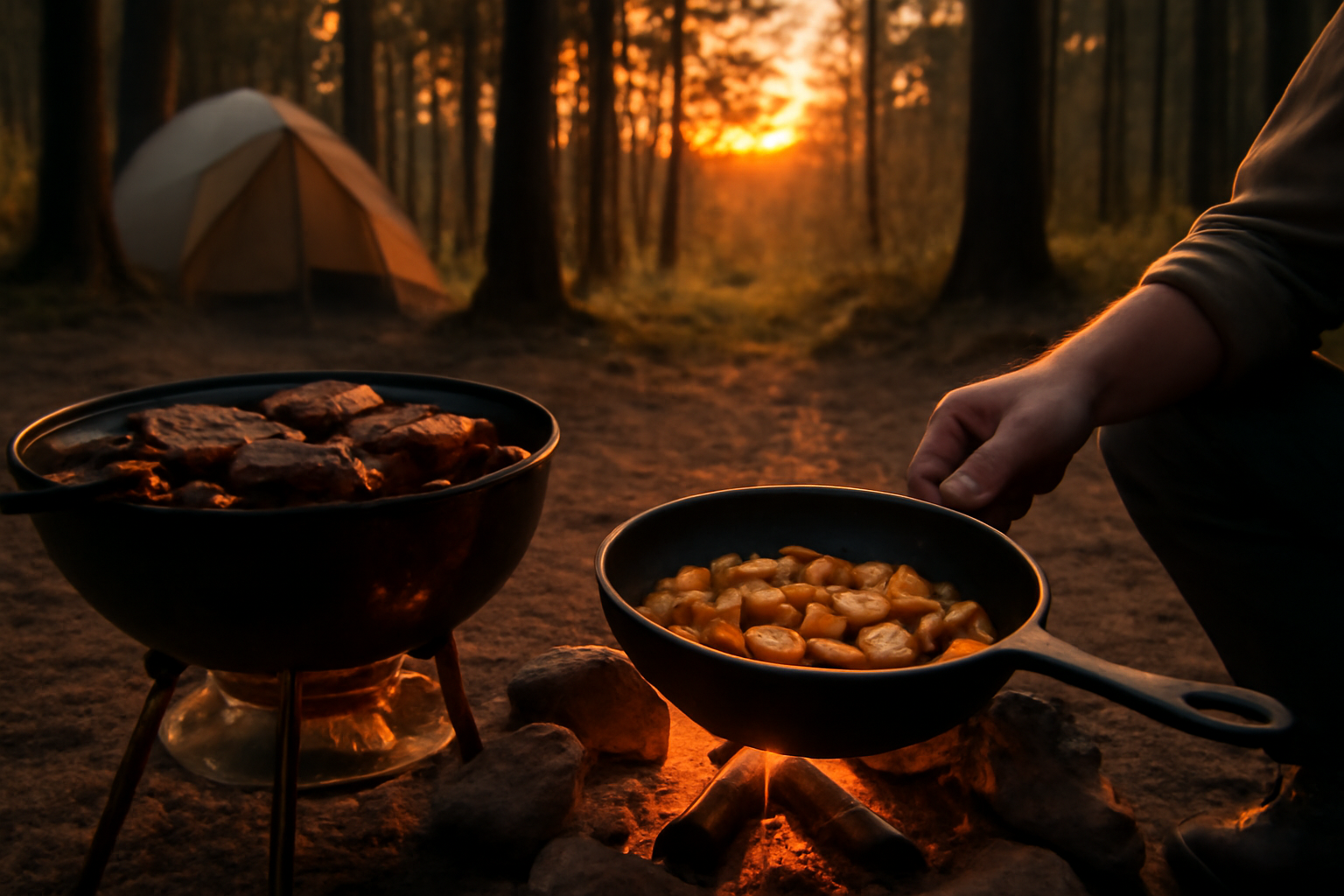 キャンプ飯で学ぶ焚き火レシピ
