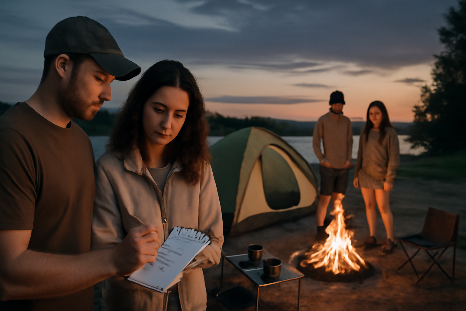 キャンプ飯 荒天リスクを避けるために代替日と装備の最低ラインを決める安心の準備風景