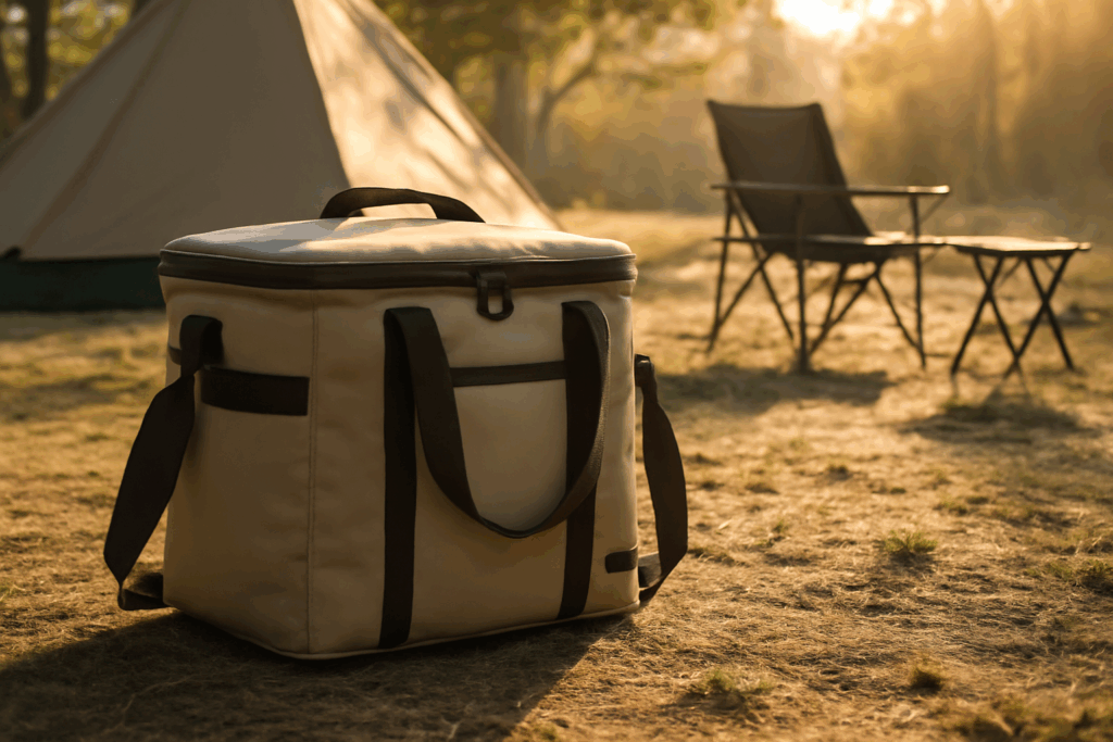 ソフトクーラーでキャンプ収納変革