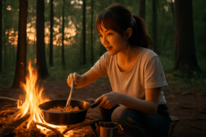 キャンプ飯 森香澄のハピキャン回
