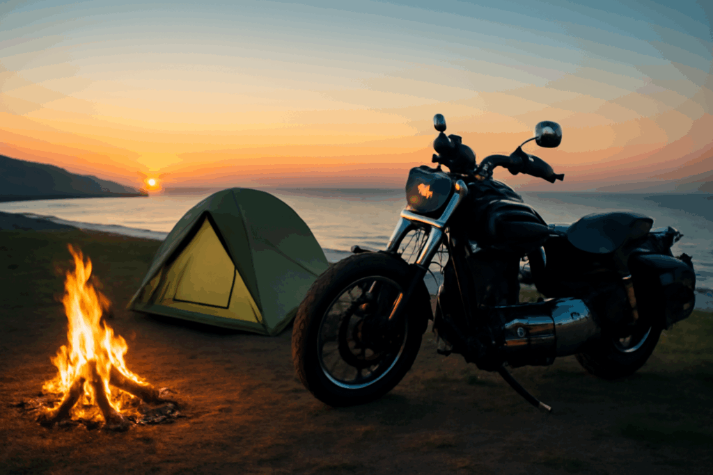 焚火会北海道 ヒロシのハーレー旅