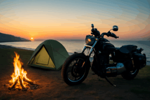 焚火会北海道 ヒロシのハーレー旅