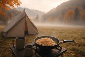 米粉麺のキャンプ飯が新登場