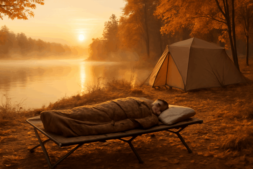 ワイドコット快眠術 秋キャンで快眠