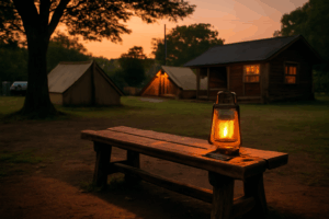 昭和レトロキャンプでソロ旅