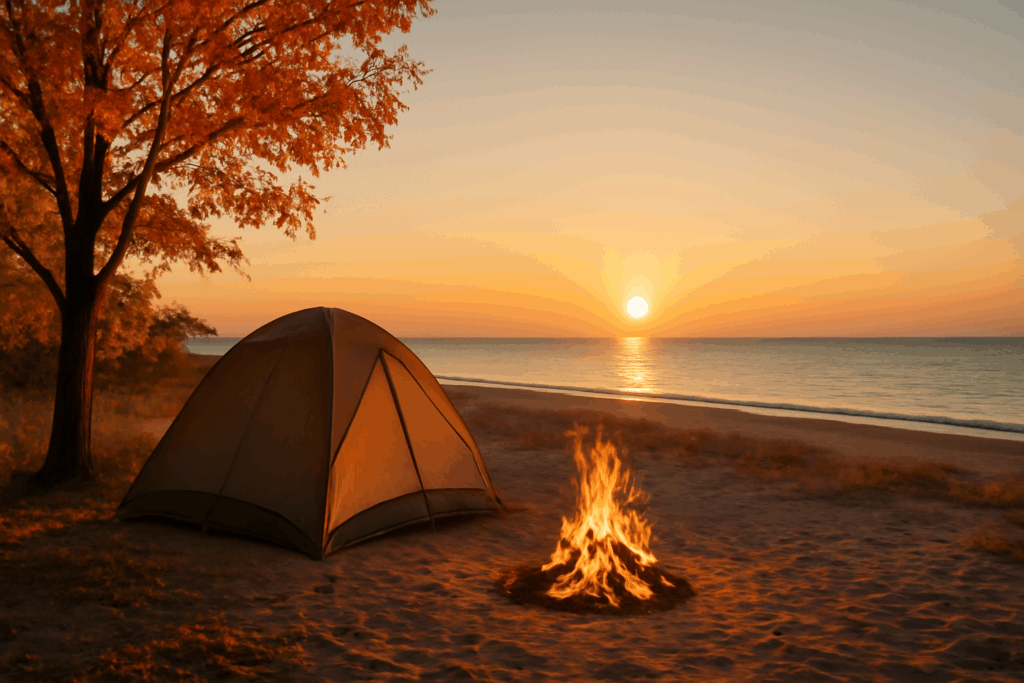 糸ヶ浜キャンプで肉とビール満喫