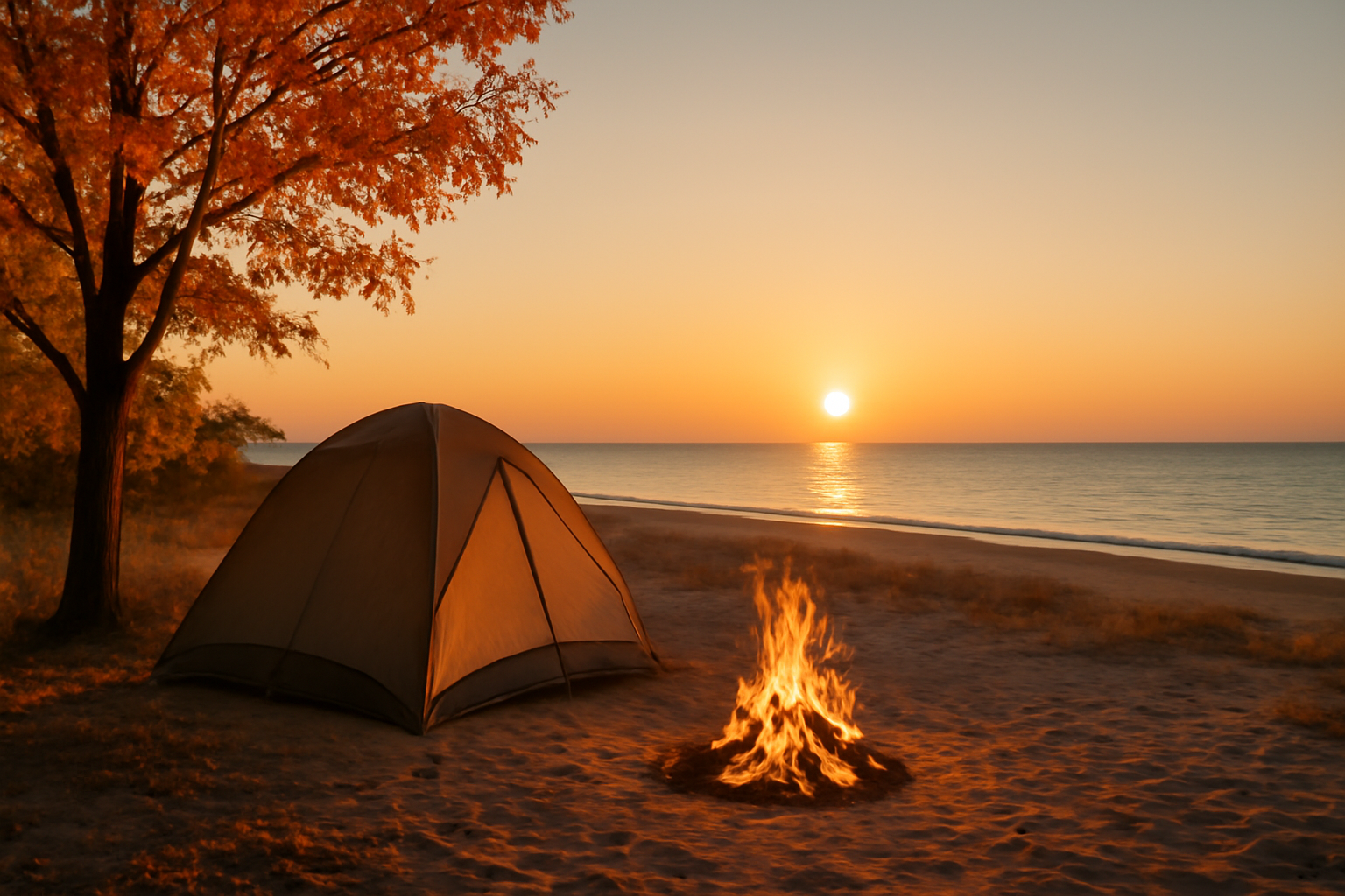 糸ヶ浜キャンプで肉とビール満喫