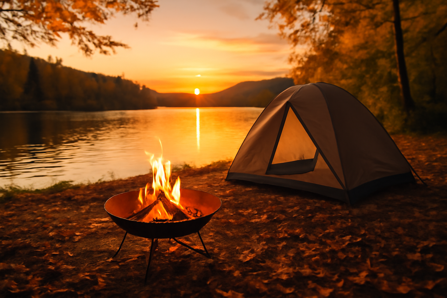 ファイアーディスクソロで楽々焚き火