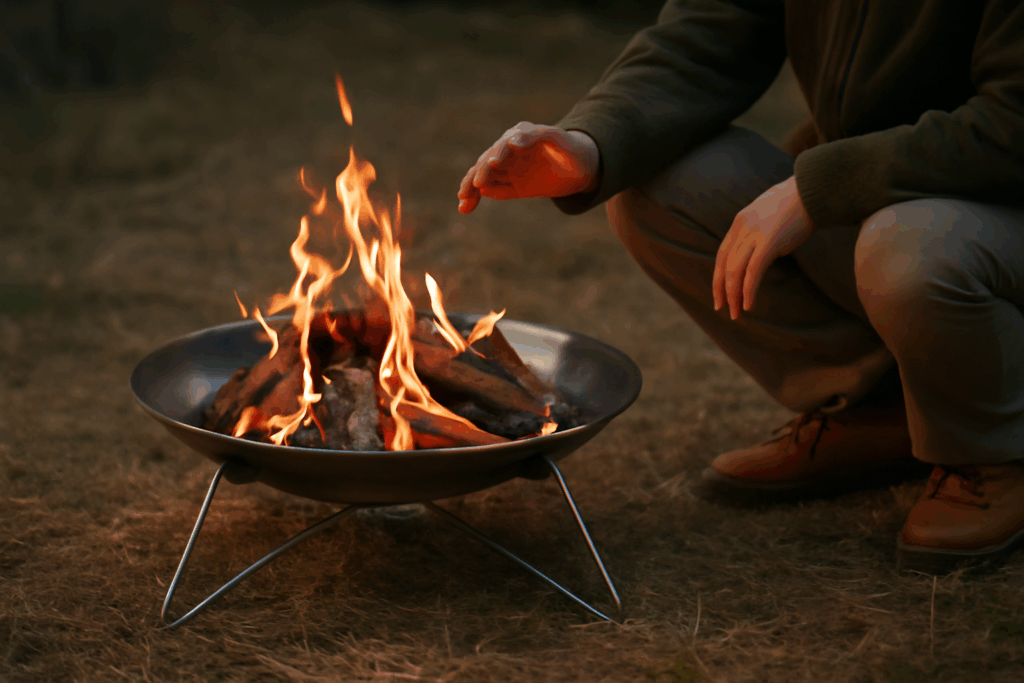 ファイアーディスクで即焚火