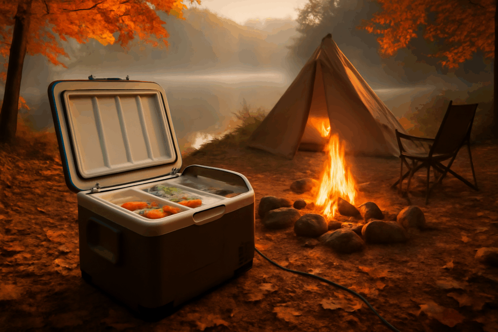 携帯冷凍庫で快適キャンプ