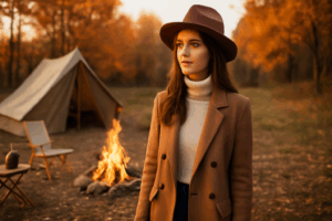 キレイめアウトドア服 秋の着こなし