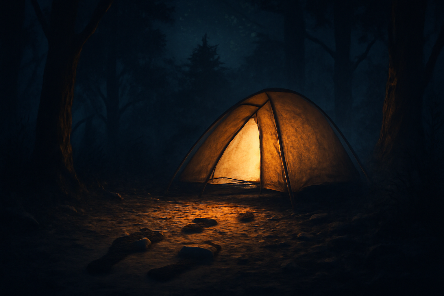 テント足音 夜に聴く音の正体