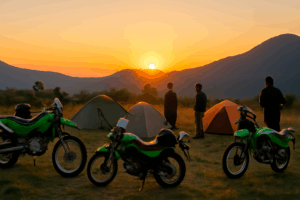 キャンプライドで週末ツーリング