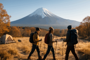 キャンプGO OUTの富士ハイキング