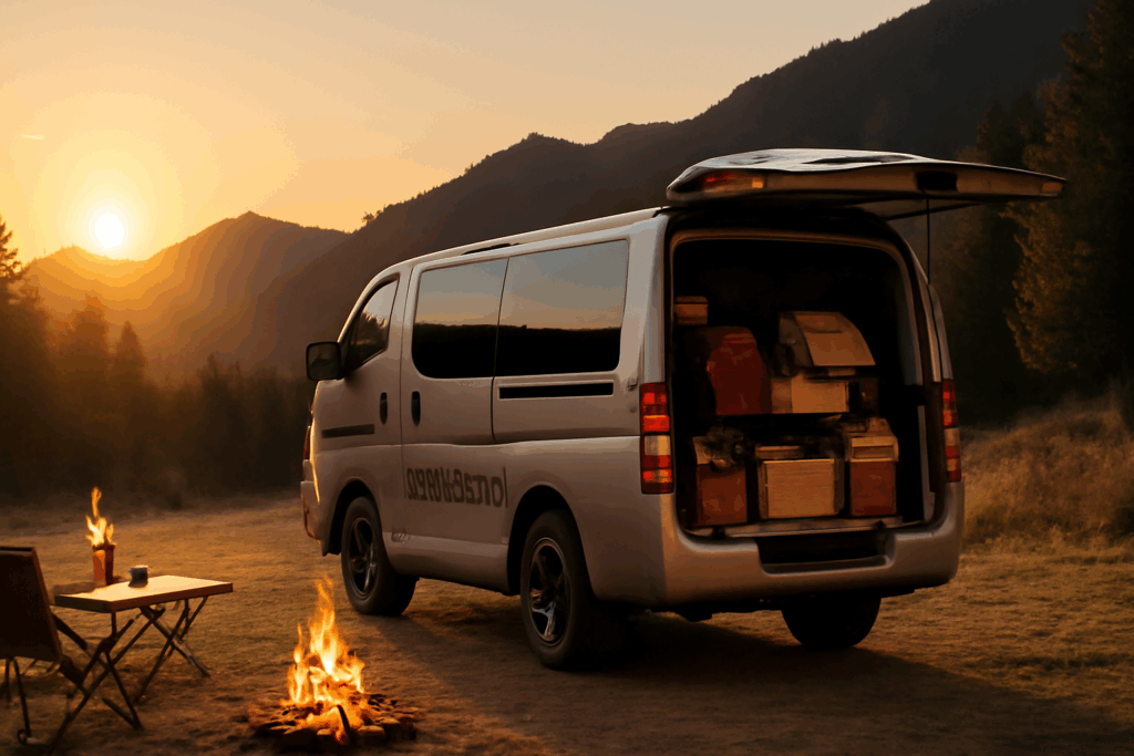 キャンプ用品で映える車旅 SOTOASOBI