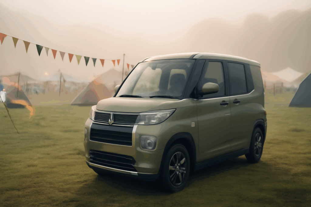 デリカミニがスターキャンプで話題