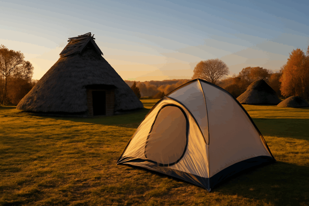 縄文キャンプ｜長者ヶ原で竪穴住居体験