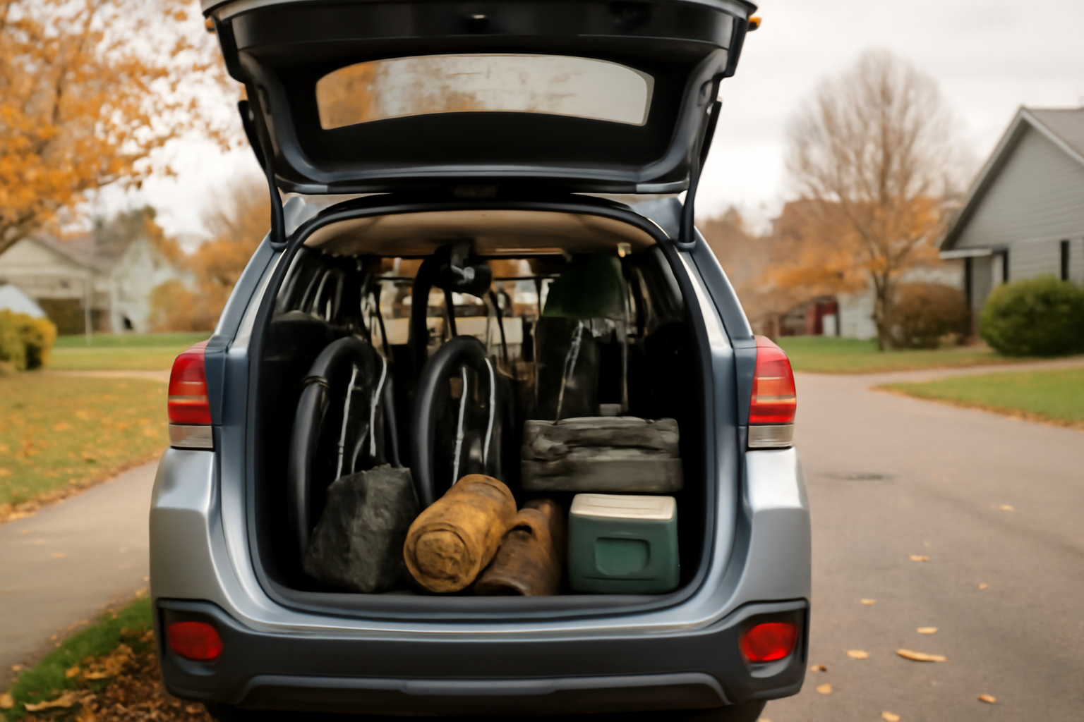 キャンプ レヴォーグで遊び倒す