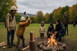 焚き火 みかさ遊園で体験レポ