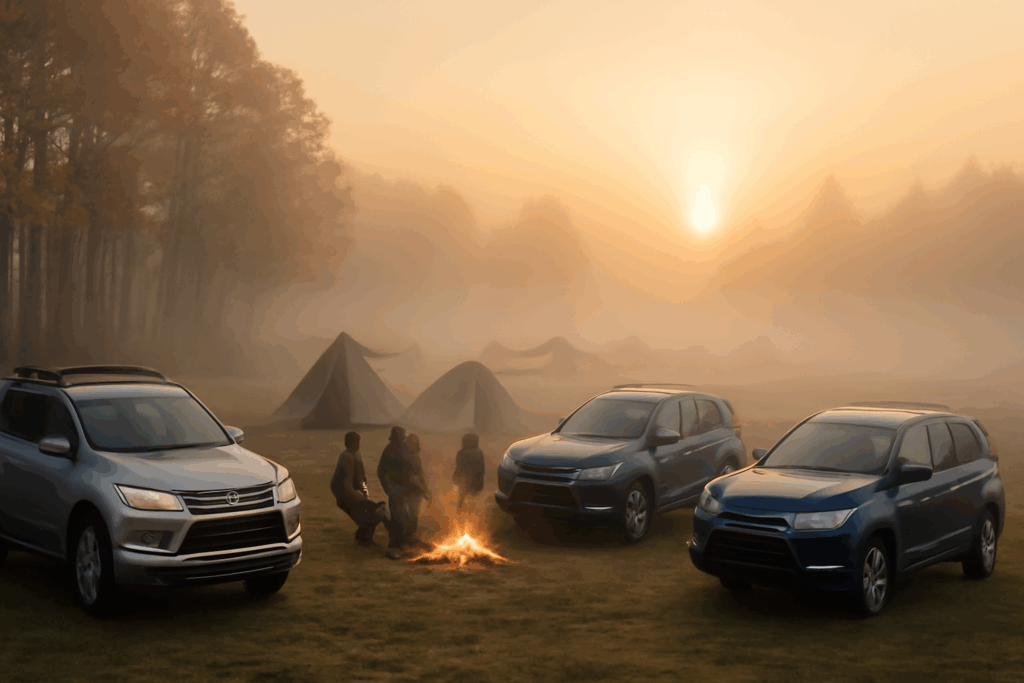 スターキャンプ：朝霧で三菱オーナー集結