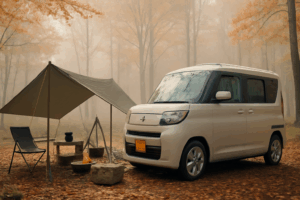 デリカミニとスターキャンプ体験