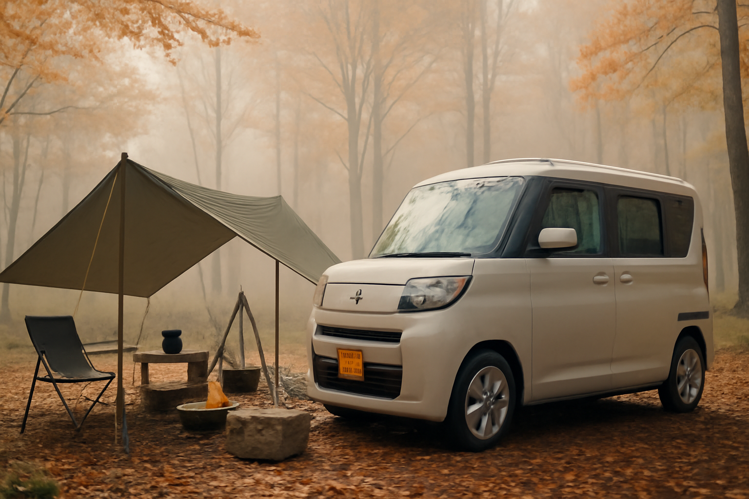 デリカミニとスターキャンプ体験