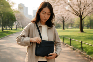 サコッシュで朝の準備がゼロに