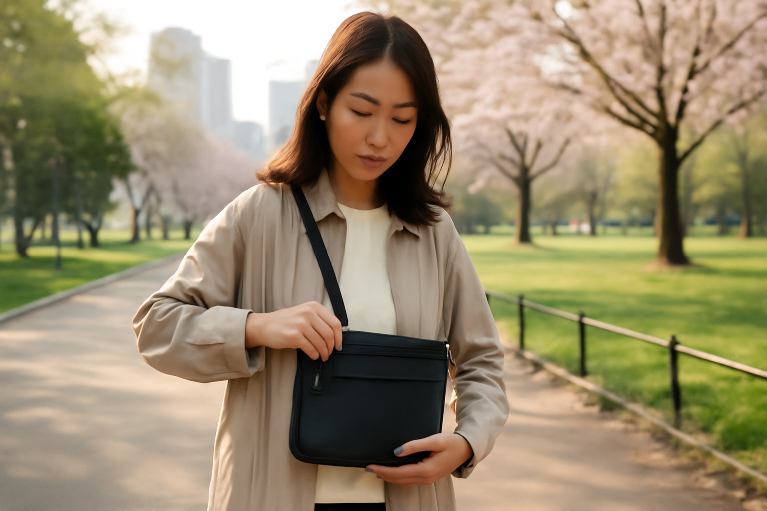 サコッシュで朝の準備がゼロに