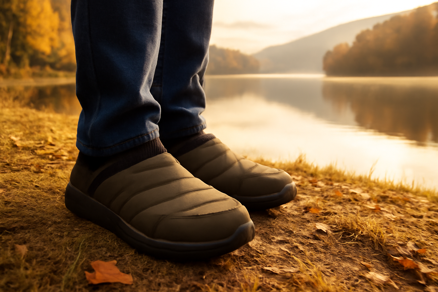 キャンプ Tevaのモックシューズ