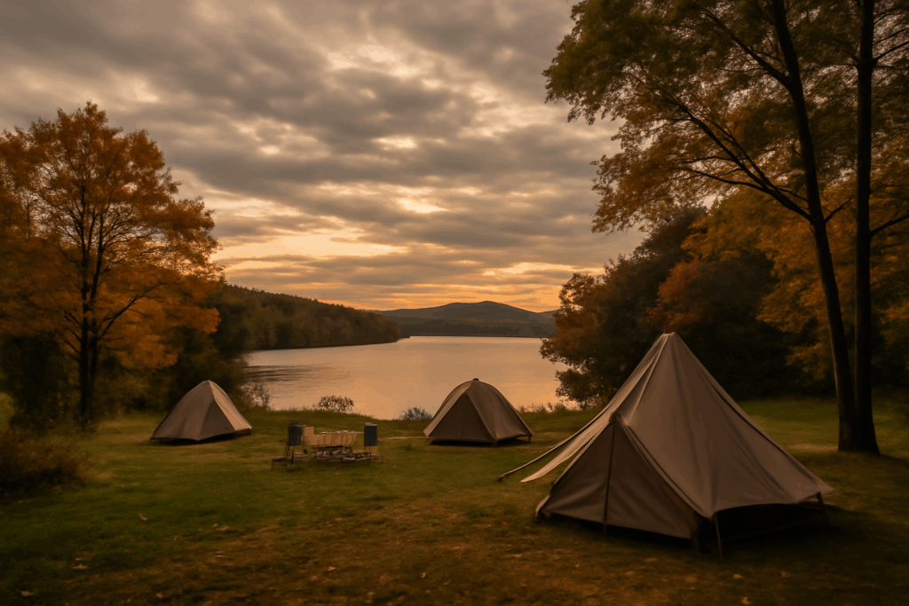 グリーンピア 熊目撃でキャンプ注意