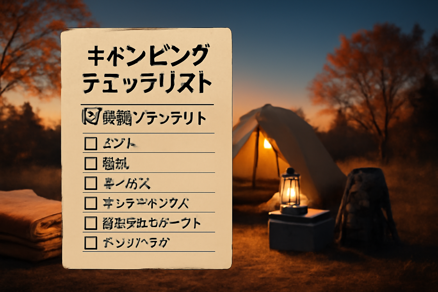 キャンプ 次は迷わず難燃ブランケットを確保してからゆっくり選ぶ、セール前の準備を示すイメージ画像