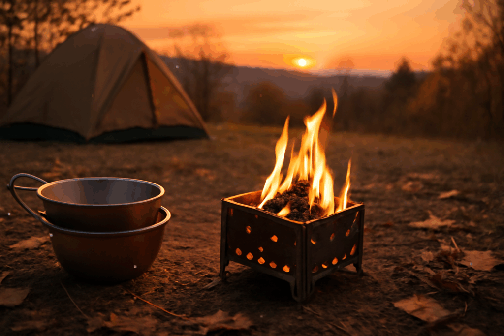 シェラもえ 小型焚き火台レビュー