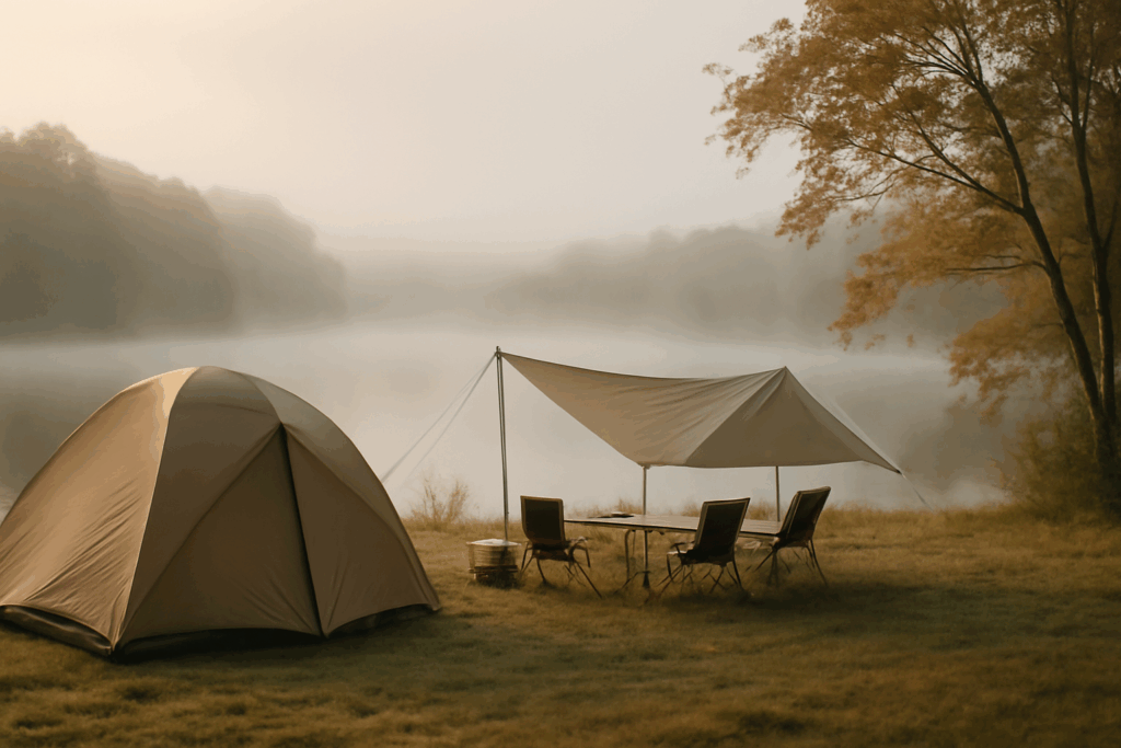 キャンプ場 熊出没注意 グリーンピア