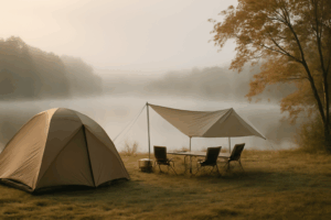 キャンプ場 熊出没注意 グリーンピア