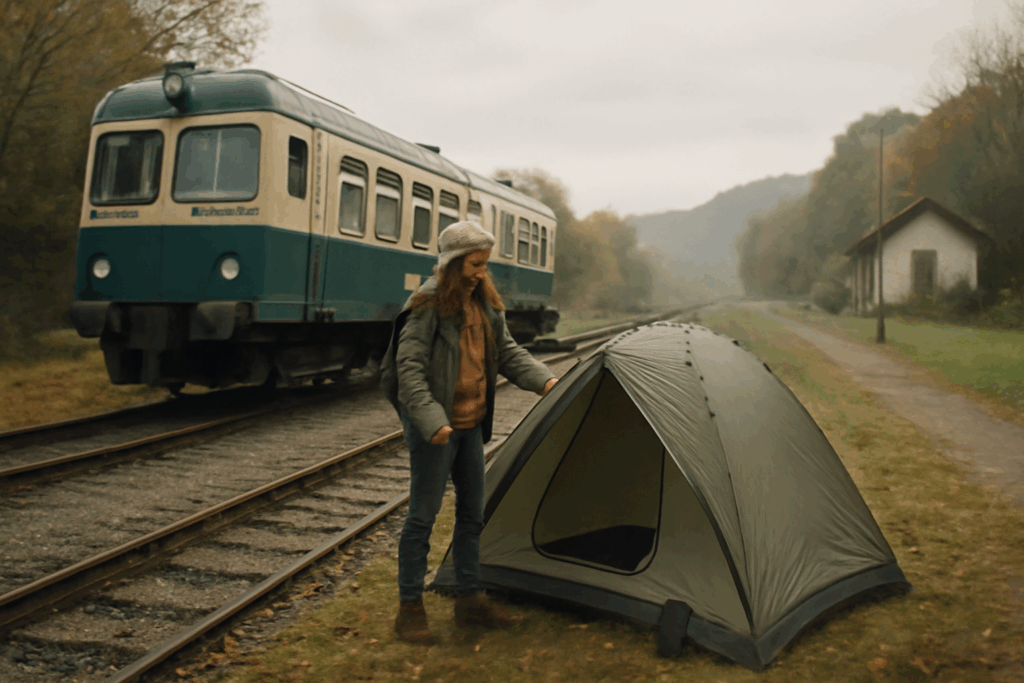 電車キャンプで自由に楽しむ女性術