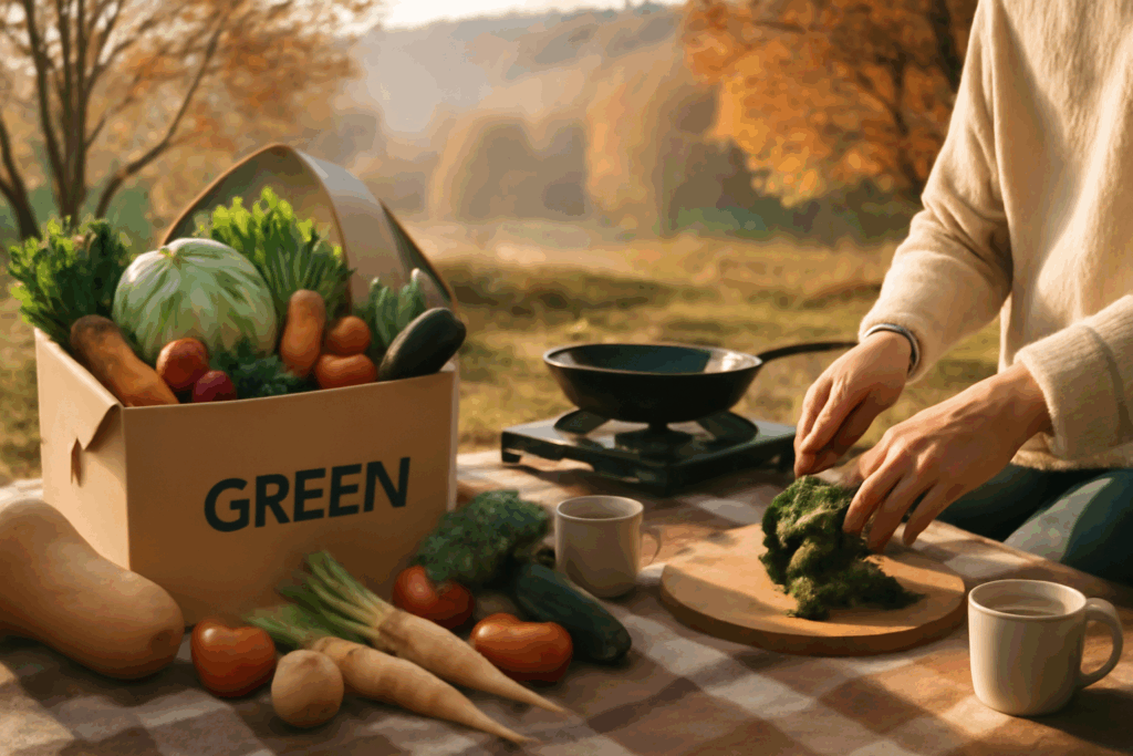 キャンプ GREENデリが救う野菜