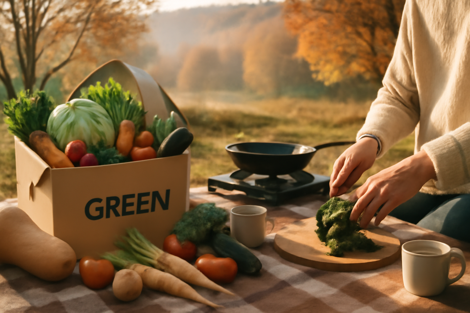 キャンプ GREENデリが救う野菜