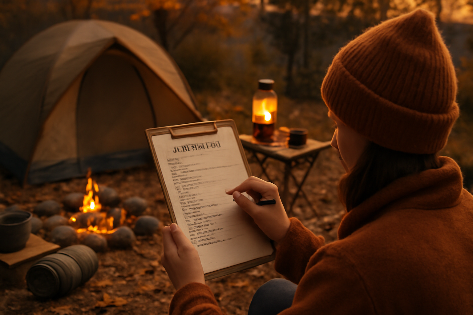 LOGOS秋セットで迷ったときのチェック風景。開始前に在庫と代替案を確認し落ち着いて買い物する準備をする様子を描写しています。