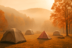 穂別|営業延長で秋キャンプ