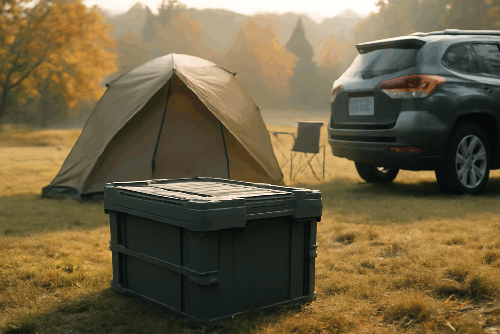 折りたたみコンテナL 積載が変わる