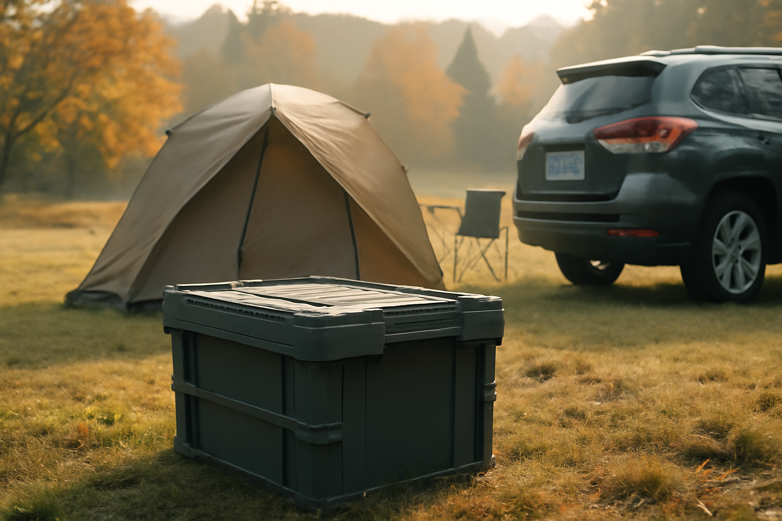 折りたたみコンテナL 積載が変わる