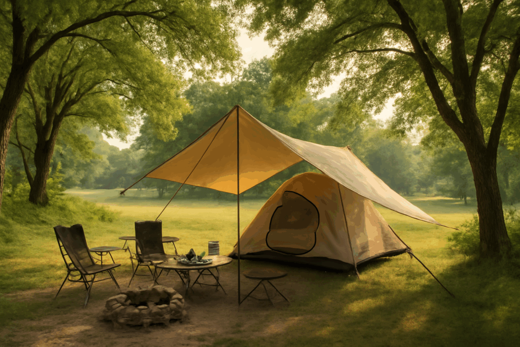 キャンプ猛暑でも快適に過ごす方法