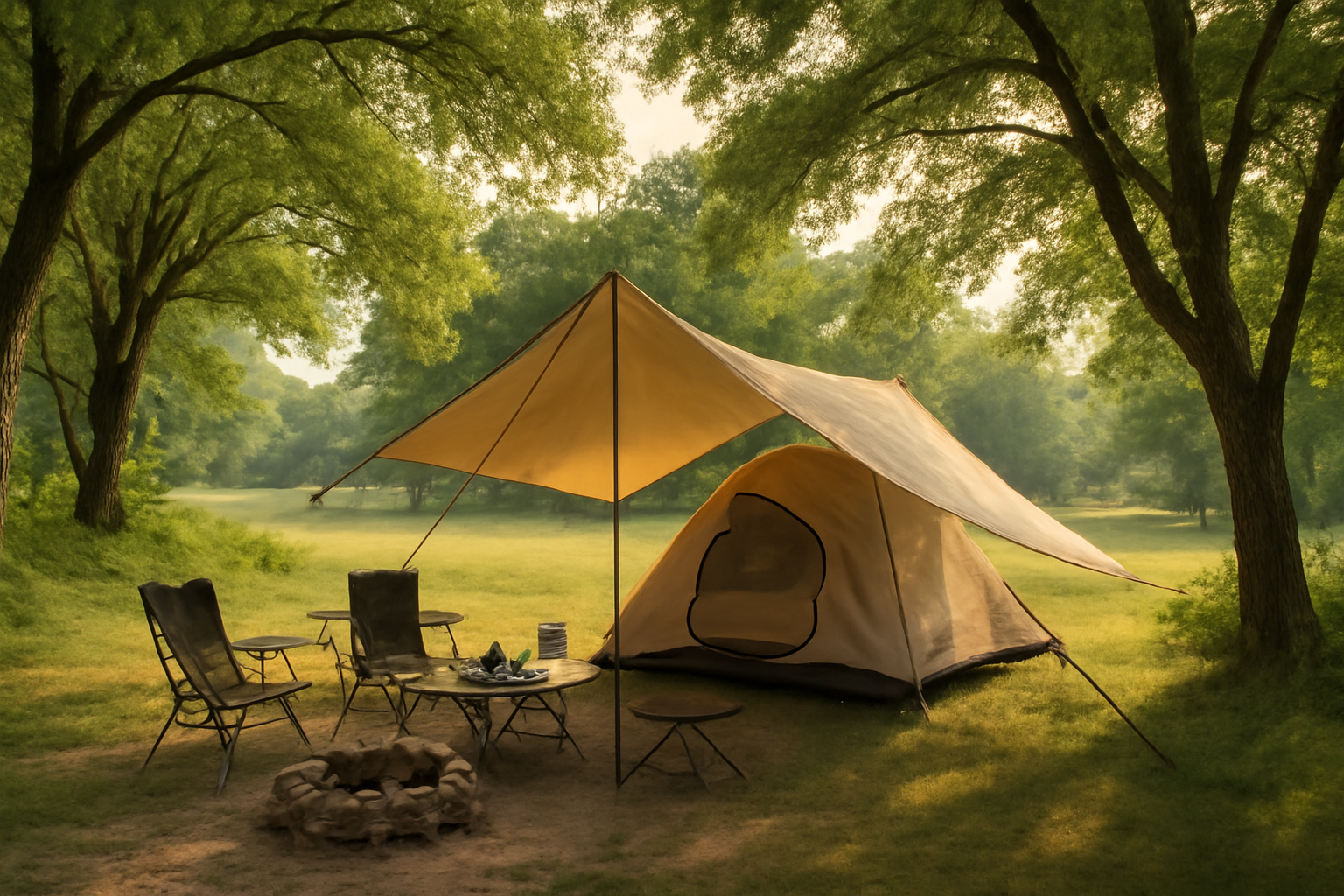 キャンプ猛暑でも快適に過ごす方法