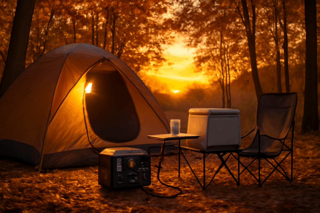 ポータブル電源で変わるキャンプ術