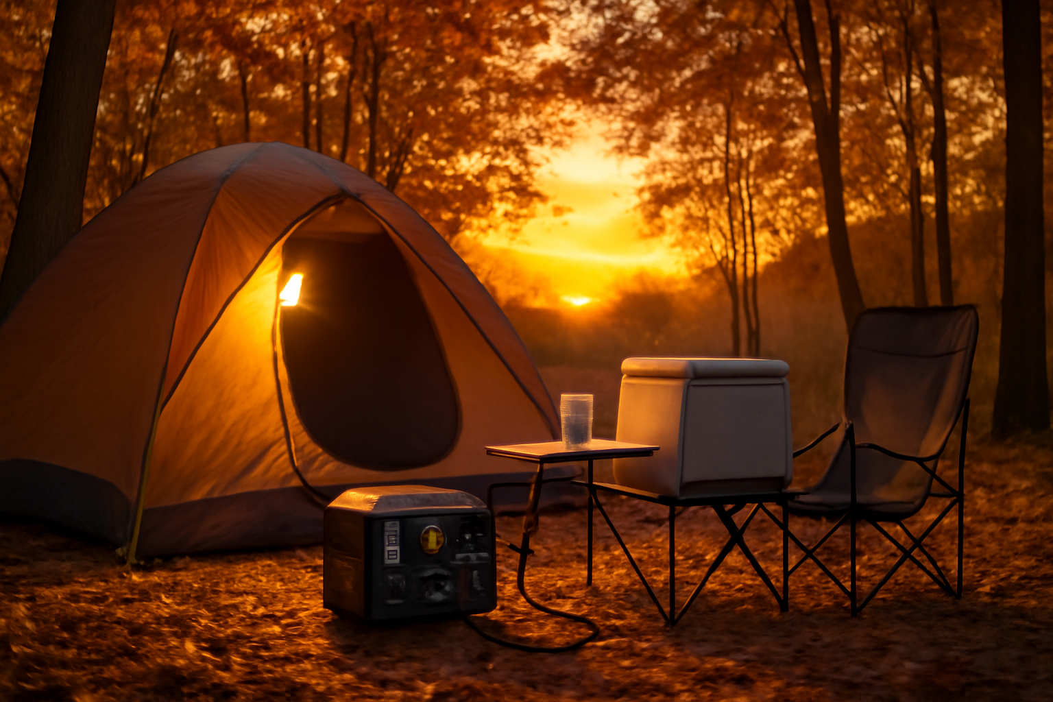 ポータブル電源で変わるキャンプ術