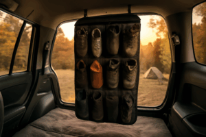 マルチシューズラックで車内スッキリ