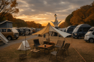 モーターキャンプ万博ガイド