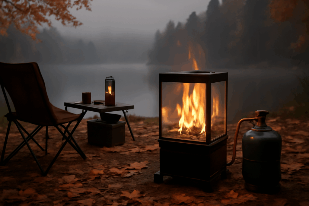 マイダンロ 持ち運べる暖炉で冬キャン