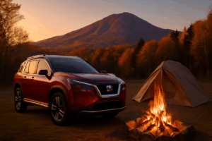 新型エクストレイル キャンプ活用術